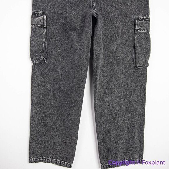 NEW Madewell Low-Slung Straight Cargo Jeans‎ in Ranney Wash, 29 - Picture 12 of 16